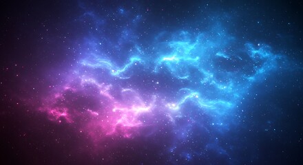 Celestial Dance of Hues AI Generated