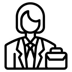 Businesswoman Icon