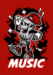 CARTOON MUSIC MIC