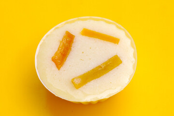 Egg custard with pumpkin dessert