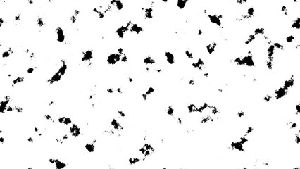 ILLUSTRATION ABSTRACT MESSY GRUNGE BLACK GRAINY TEXTURE ISOLATED ON WHITE BACKGROUND. DISTRESS DIRTY ROUGH MONOCHROME COLOR DESIGN VECTOR