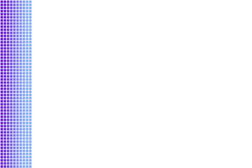 Barra lateral de cuadros lila y azul