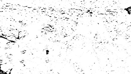 ILLUSTRATION ABSTRACT MESSY GRUNGE BLACK GRAINY TEXTURE ISOLATED ON WHITE BACKGROUND. DISTRESS DIRTY ROUGH MONOCHROME COLOR DESIGN VECTOR