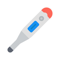 Thermometer icon vector image. Suitable for mobile apps, web apps and print media.