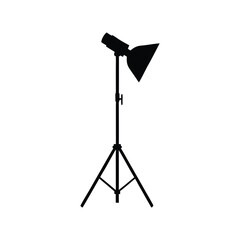 studio lighting stand silhouette art