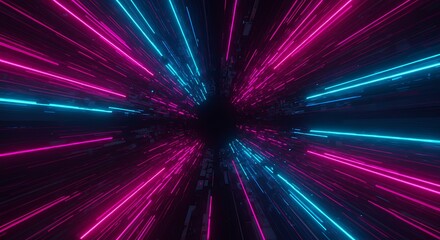Neon Velocity AI Generated