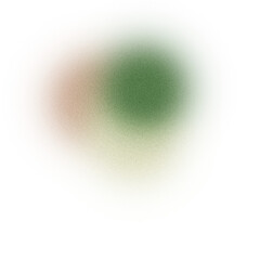 Dusty rose cream fern green gradient dots