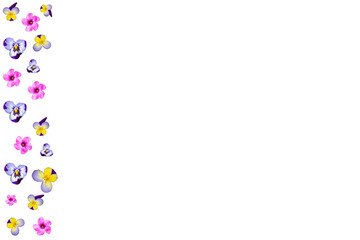 Barra lateral de flores