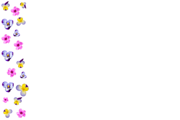 Barra lateral de flores