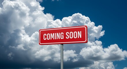 Red Sky Anticipation Coming Soon Announcement Cloudy Skies Bright Sign Hopeful Horizons Await A Promise In The Clouds Under A Sky Of Promise Anticipation On The Horizon AI Generated