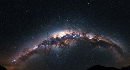 Obraz premium Cosmic Tapestry AI Generated