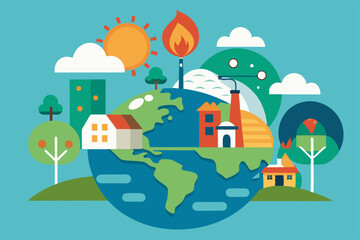 Fototapeta premium landscape with castle