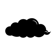 cloud icon, cloud silhouette vector illustration-simple silhouette illustration of cloud, perfect for cloud logos and icons