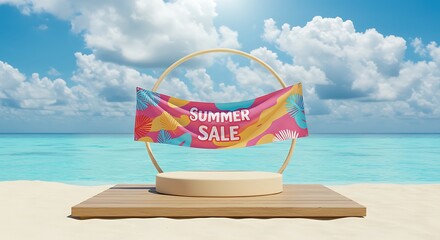 Sun-Kissed Summer Sale AI Generated