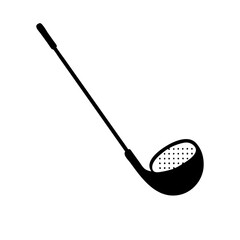 golf club icon, golf club silhouette vector illustration-simple silhouette illustration of golf club, perfect for golf club logos and icons