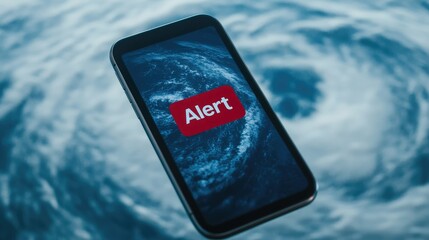 Mobile alert notification, storm warning