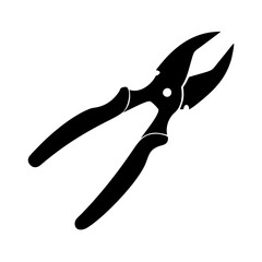 pruning shears icon, pruning shears silhouette vector illustration-simple silhouette illustration of pruning shears, perfect for pruning shears logos and icons