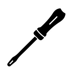 screwdriver icon, screwdriver silhouette vector illustration-simple silhouette illustration of screwdriver, perfect for screwdriver logos and icons