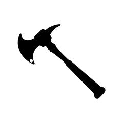 sledgehammer icon, sledgehammer silhouette vector illustration-simple silhouette illustration of sledgehammer, perfect for sledgehammer logos and icons