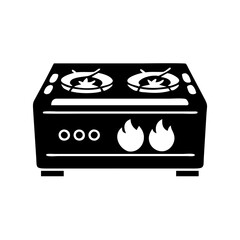 stove icon, stove silhouette vector illustration-simple silhouette illustration of stove, perfect for stove logos and icons