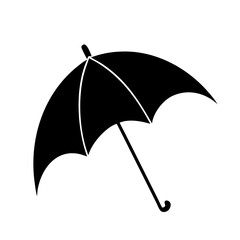 umbrella icon, umbrella silhouette vector illustration-simple silhouette illustration of umbrella, perfect for umbrella logos and icons