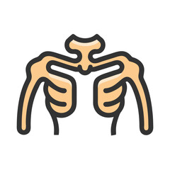  Clavicle Joint Anatomy Icon