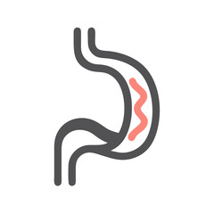  Esophagus Anatomy Icon Design