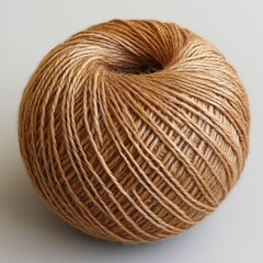 Obraz premium Ball of light brown yarn