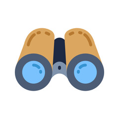 Binoculars icon vector image. Suitable for mobile apps, web apps and print media.