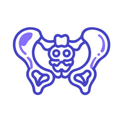  Stylish Pelvis Bone Anatomy Icon