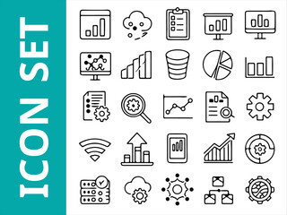 Business Icons Set – Corporate, Office, Finance, Marketing, Professional Tools, and Business Concepts in Flat Design | Vector Illustration

