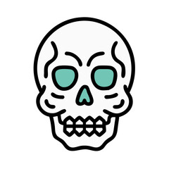  Modern Skull Anatomy Icon