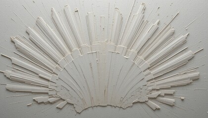 Artistic expression modern abstract texture wall art contemporary space 3d design minimalist environment aesthetic viewpoint