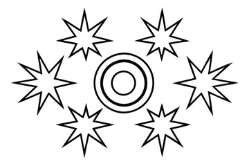 turbovolt burst line art modern minimalist powerful sketch artwork design style