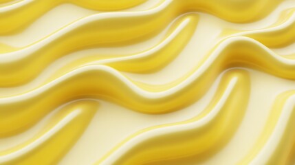 Obraz premium Abstract wavy yellow texture