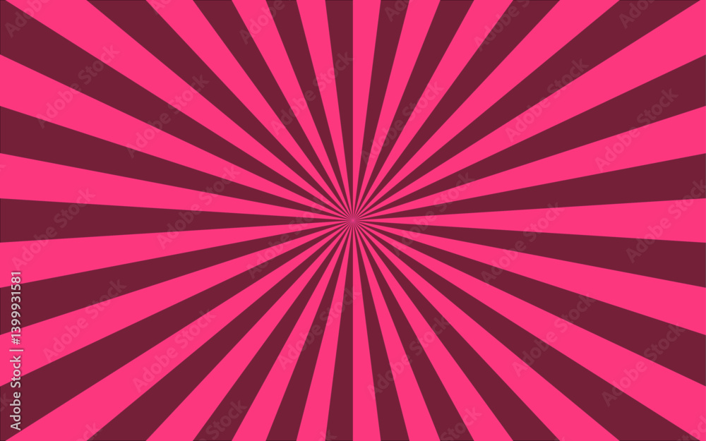 Aufkleber Abstract background with hypnotic spiral wavy rays pattern. Curve smoothly, forming  swirling vortex effect. Vintage beam sunburst texture. Radial sunrise or sunset light retro Spiral radial design