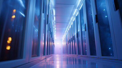Cloud Storage Advantages in a Modern Data Center Corridor