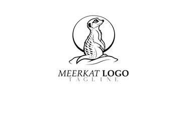 Polygonal Meerkat Logo Vector – Geometric Design for Tech Brands and Digital Use – Adobe Illustrator and EPS Files Included.