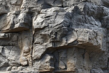 Detailed Rock Wall Texture Background with Shadow and Light