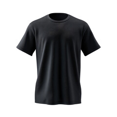 Shirt displays a unique textured pattern in solid black color, suitable for both casual outings and sports activities. Ideal for versatile wardrobe options