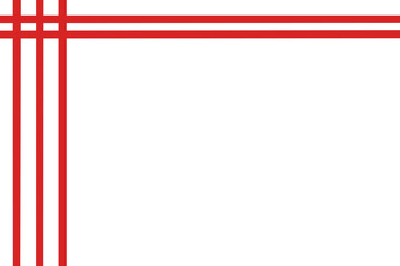 Fototapeta premium ボーダー 十字１
