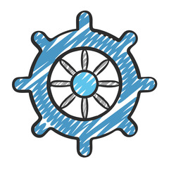 kubernetes icon, kubernetes vector illustration-simple illustration of kubernetes, perfect for kubernetes logos and icons