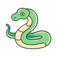 python icon, python vector illustration-simple illustration of python, perfect for python logos and icons