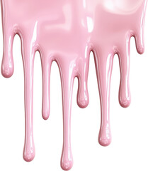 Abstract Pink Liquid Dripping Glossy Paint Texture Elegant Background