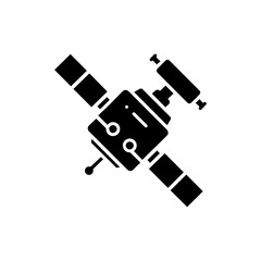 Telescope Inside Satellite Hatch Open Side View