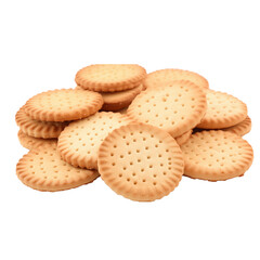 Cookies isolated on a transparent background