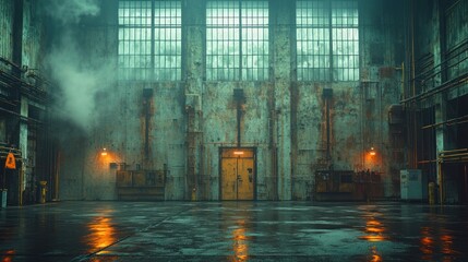 Photo of a large old warhouse