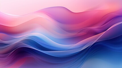 Stylized waves of translucent purple and blue blend elegantly across the canvas, creating a dreamy backdrop ideal for design use.