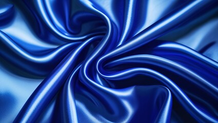 Obraz premium blue silk background