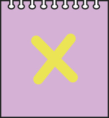 Obraz premium 달력 스케쥴 월표시 다이어리 